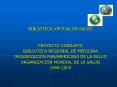 BIBLIOTECA VIRTUAL EN SALUD PowerPoint PPT Presentation