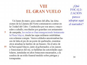 VIII EL GRAN VUELO