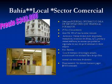BahaLocal Sector Comercial