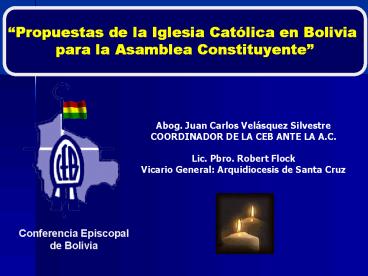 Propuesta a la Asamblea Constituyente