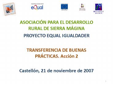 ASOCIACIN PARA EL DESARROLLO RURAL DE SIERRA MGINA