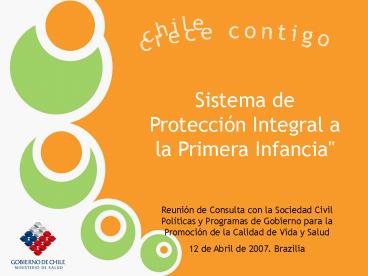 Sistema de Proteccin Integral a la Primera Infancia