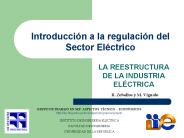 LA REESTRUCTURA DE LA INDUSTRIA EL