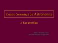 Cuatro Sesiones de Astronoma PowerPoint PPT Presentation