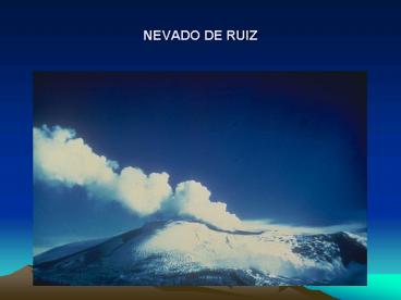 NEVADO DE RUIZ