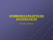SINDROMES EPILEPTICOS SINTOMATICOS
