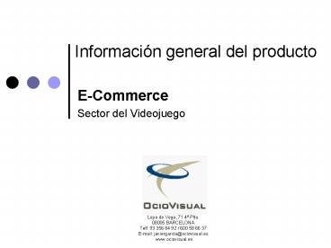 Informacin general del producto