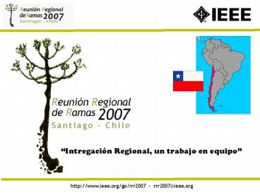 Intregacin Regional, un trabajo en equipo
