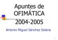 Antonio Miguel Snchez Solana PowerPoint PPT Presentation