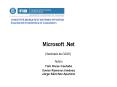 Microsoft .Net PowerPoint PPT Presentation