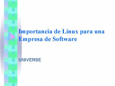 Importancia de Linux para una Empresa de Software