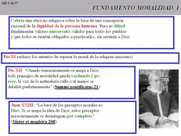 FUNDAMENTO MORALIDAD, 1