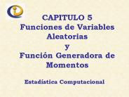 Funciones de Variables Aleatorias