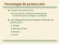 Tecnologa de produccin PowerPoint PPT Presentation