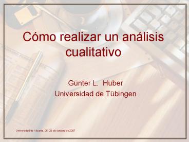 Cmo realizar un anlisis cualitativo
