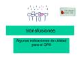 transfusiones PowerPoint PPT Presentation