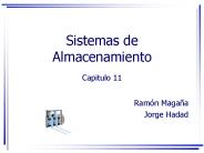 Sistemas de Almacenamiento Capitulo 11