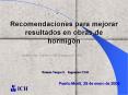 Recomendaciones para mejorar resultados en obras de hormig PowerPoint PPT Presentation