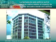 La fachada de este edificio sufri