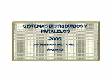 Creacin de Procesos y Ejecucin