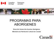 ABORIGINAL PROGRAMS