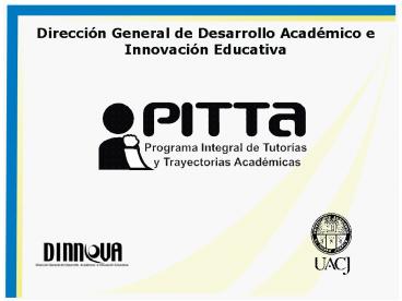 Direccin General de Desarrollo Acadmico e Innovacin Educativa