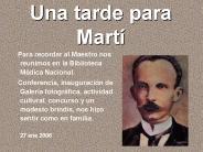 Una tarde para Mart