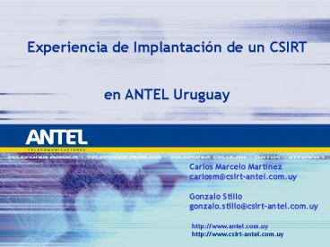 http:www'antel'com'uy