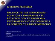 1a SESION PLENARIA