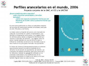 Busca estadsticas sobre aranceles