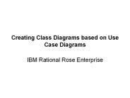 Creating Class Diagrams based on Use Case Diagrams