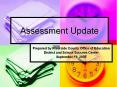 Assessment Update PowerPoint PPT Presentation