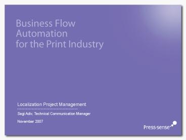 presentation player overlay