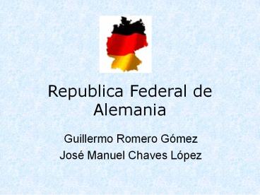 Republica Federal de Alemania