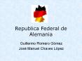 Republica Federal de Alemania PowerPoint PPT Presentation