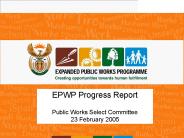 EXPANDED PUBLIC WORKS PROGRAMME