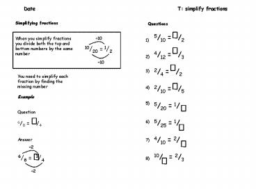 DateT: simplify fractions
