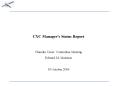 CXC Manager PowerPoint PPT Presentation