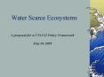 Water Scarce Ecosystems PowerPoint PPT Presentation