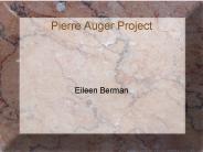 Pierre Auger Project