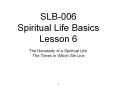 SLB-006%20Spiritual%20Life%20Basics%20Lesson%206 PowerPoint PPT Presentation