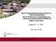 The 16th International Summer School on Telecommunications PowerPoint PPT Presentation