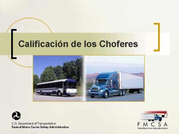 Calificacin de los Choferes