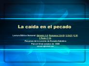 La cada en el pecado