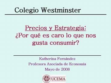 Precios y Estrategia: 