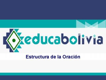 Estructura de la Oracin