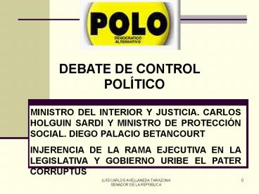 PROCURADURIA GENERAL DE LA NACIN INFORME EJECUTIVO