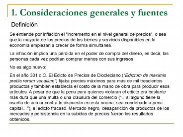 TEMA 1: El desempleo y la inflacin