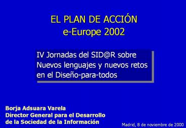 EL PLAN DE ACCI