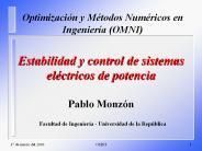 Estabilidad y control de sistemas el